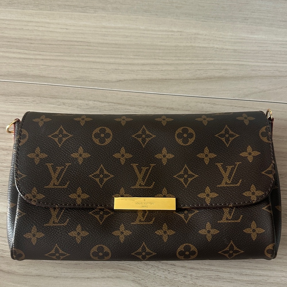 Brown Monogram Clutch